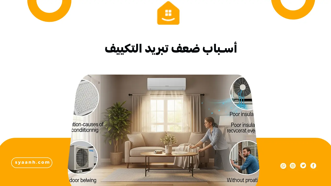 أسباب ضعف تبريد التكييف