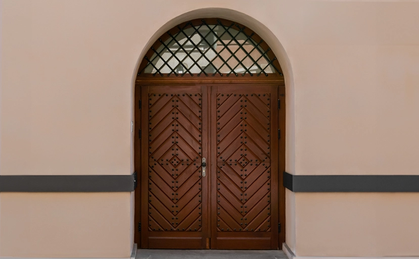 دهان ابواب خشب