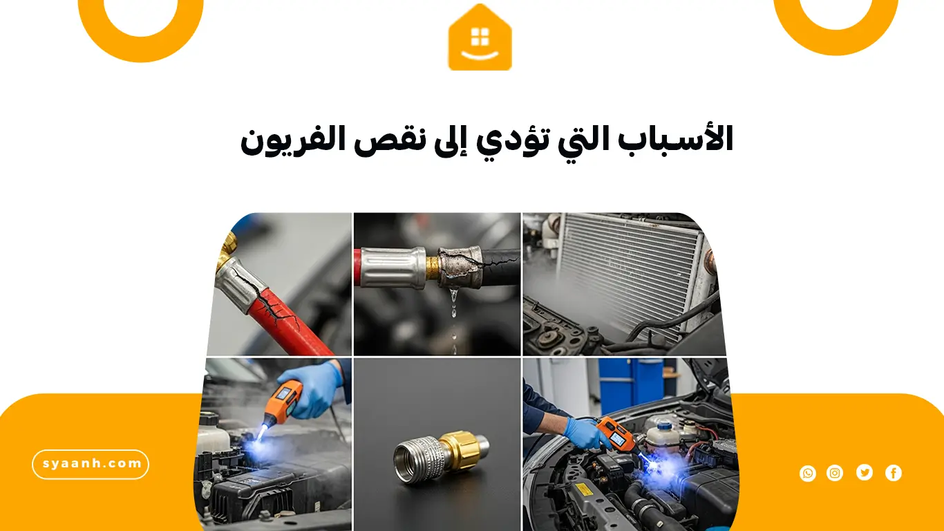 الأسباب التي تؤدي إلى نقص الفريون