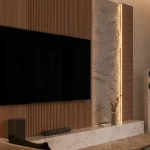 ديكور جدار تلفزيون