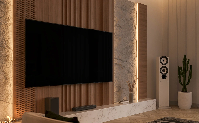 ديكور جدار تلفزيون