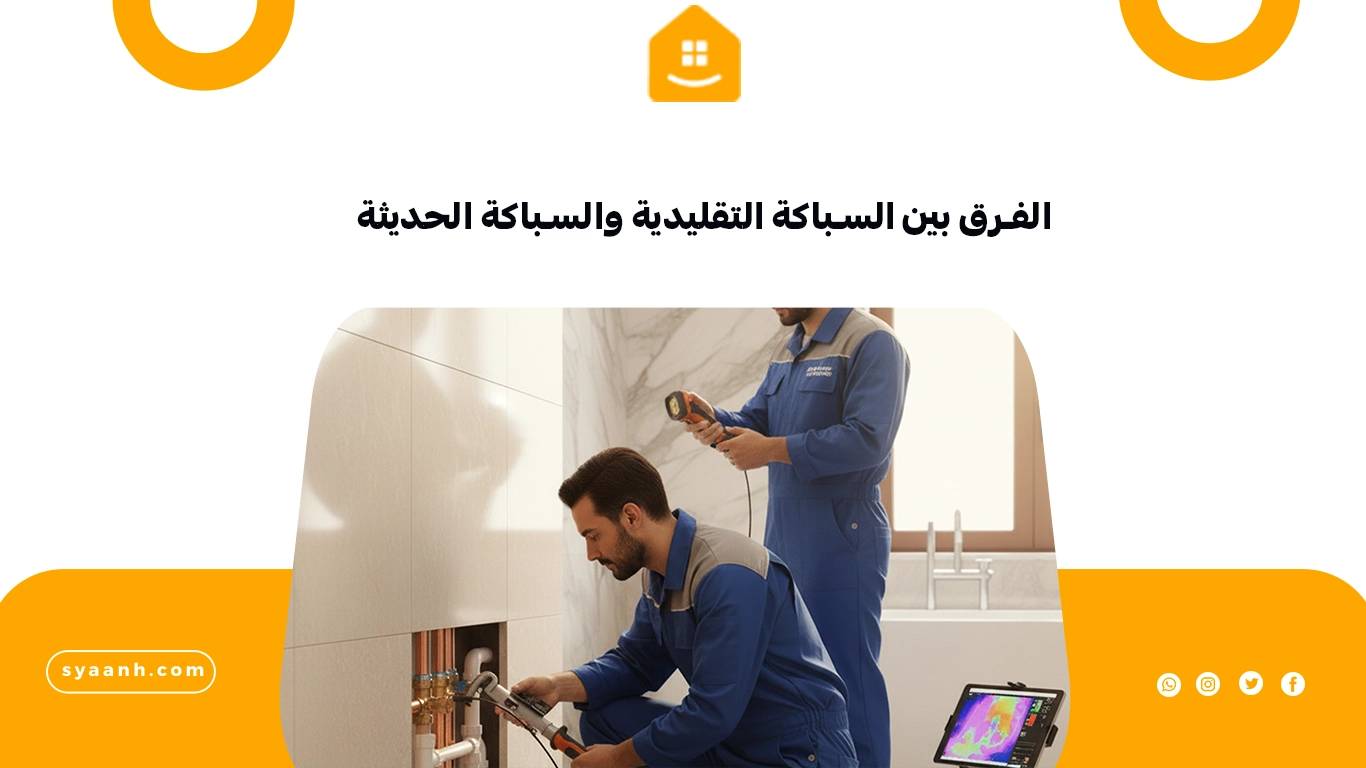الفرق بين السباكة التقليدية والسباكة الحديثة