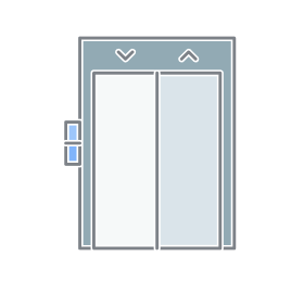 A Syaanh.com technician fixing an elevator door - Syaanh Elevators installation, maintenance, and repair